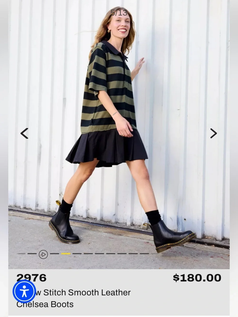 Dr. Martens 2976 Chelsea Boot in Black - Picture 9 of 9